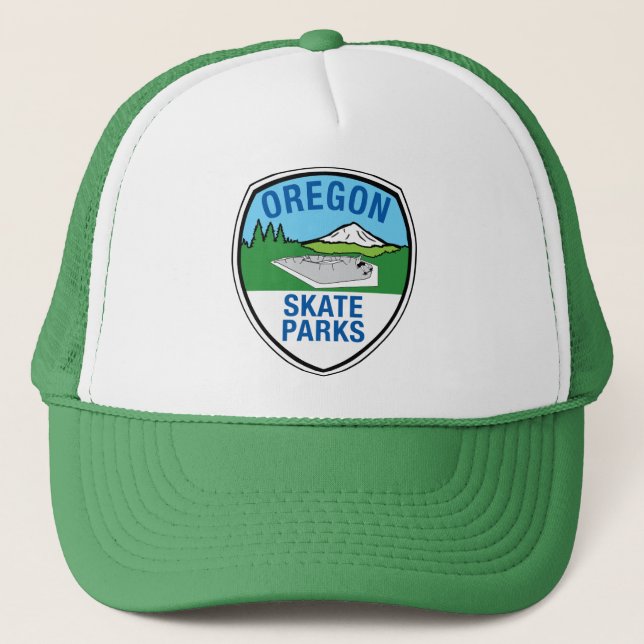 Oregon_SkateParks Trucker Hat (Front)