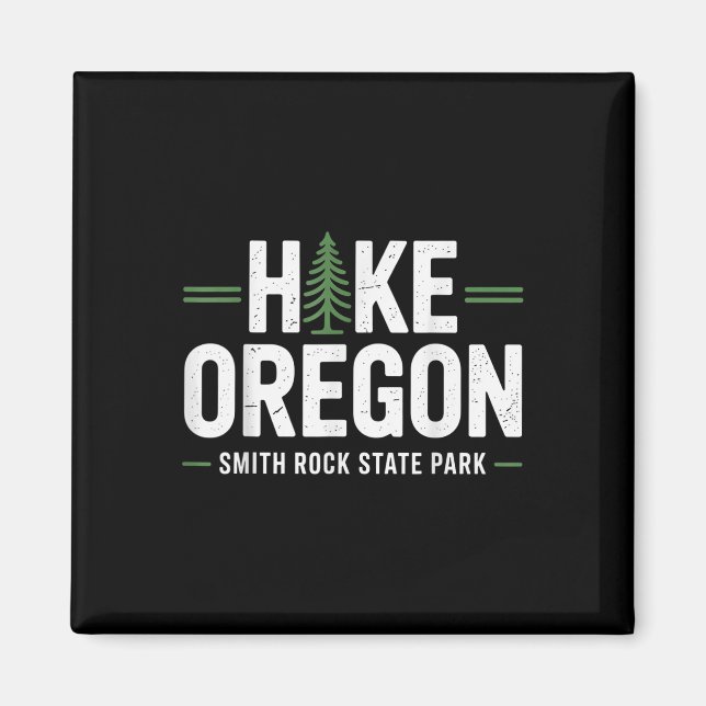 Oregon Smith Rock State Park Hiking Nature Tree Re Magnet (Front)