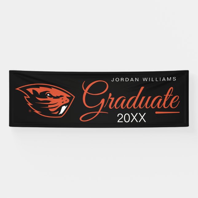 Oregon State Beavers | Beaver Head Banner (Horizontal)