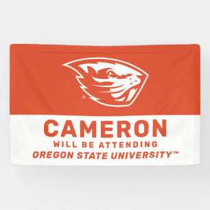 Oregon State Beavers Beaver Head Banner