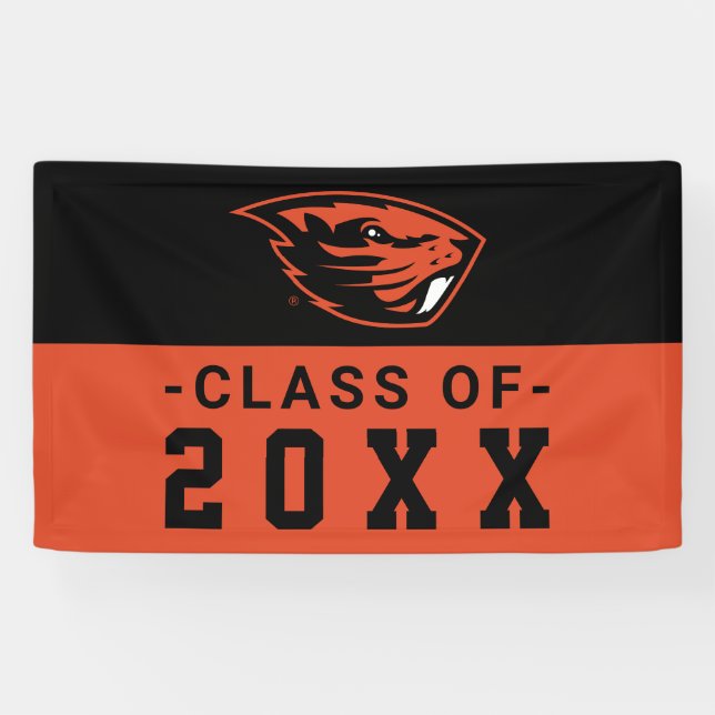 Oregon State Beavers | Beaver Head Banner (Horizontal)