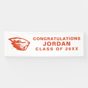 Oregon State Beavers Beaver Head Banner