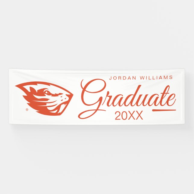 Oregon State Beavers | Beaver Head Banner (Horizontal)