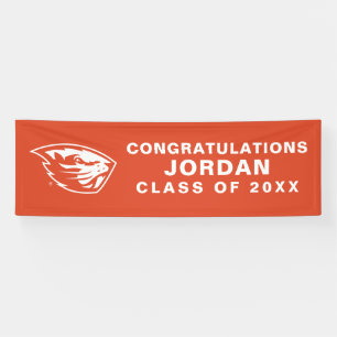 Oregon State Beavers Beaver Head Banner