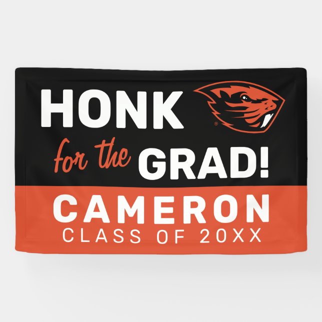 Oregon State Beavers | Beaver Head Banner (Horizontal)