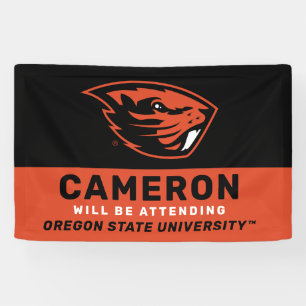 Oregon State Beavers Beaver Head Banner