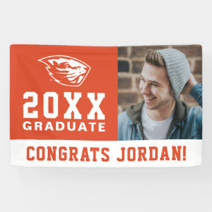 Oregon State Beavers Beaver Head Banner