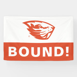 Oregon State Beavers Beaver Head Banner