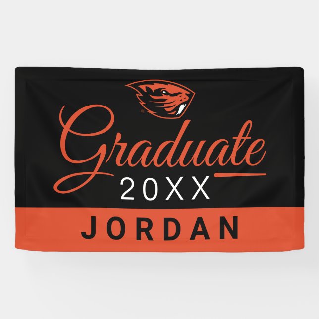 Oregon State Beavers | Beaver Head Banner (Horizontal)