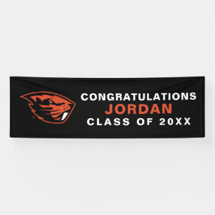 Oregon State Beavers Beaver Head Banner