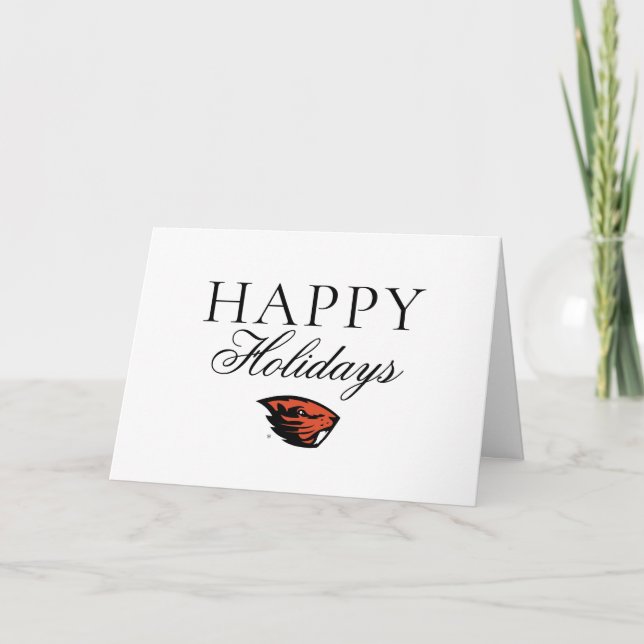 Oregon State Beavers | Beaver Head Card (Front)