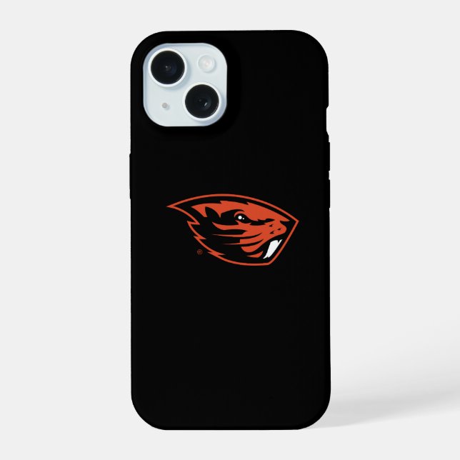 Oregon State Beavers | Beaver Head iPhone 15 Case (Back)