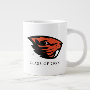Oregon State Beavers   Beaver Head Large Coffee Mug