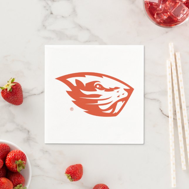 Oregon State Beavers | Beaver Head Napkin (Insitu)