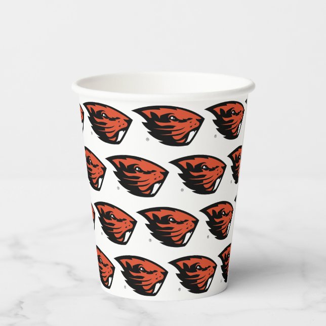 Oregon State Beavers | Beaver Head Paper Cups (Back)