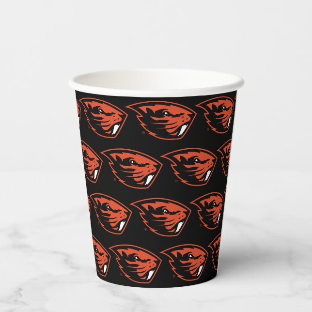 Oregon State Beavers | Beaver Head Paper Cups (Back)