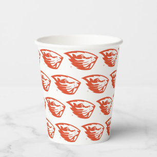Oregon State Beavers Beaver Head Paper Cups