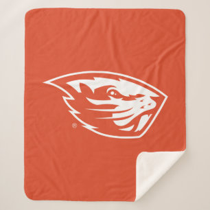 Oregon State Beavers   Beaver Head Sherpa Blanket