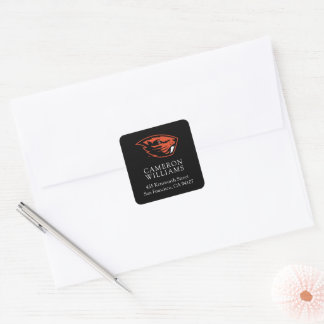 Oregon State Beavers | Beaver Head Square Sticker