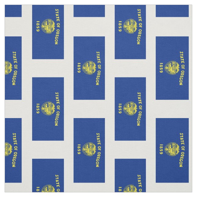 Oregon State Flag Fabric (Swatch)