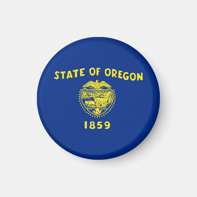 Oregon State Flag Magnet (Front)