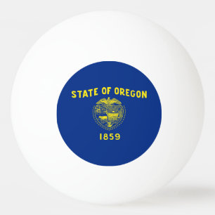Oregon State Flag Ping Pong Ball
