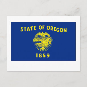 Oregon State Flag Postcard