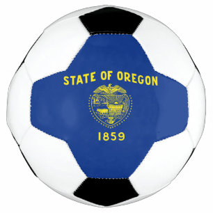 Oregon State Flag Soccer Ball