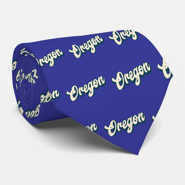 Oregon State Neck Tie (Rolled)