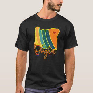 Oregon State Pride Sunset I Love Oregon T-Shirt