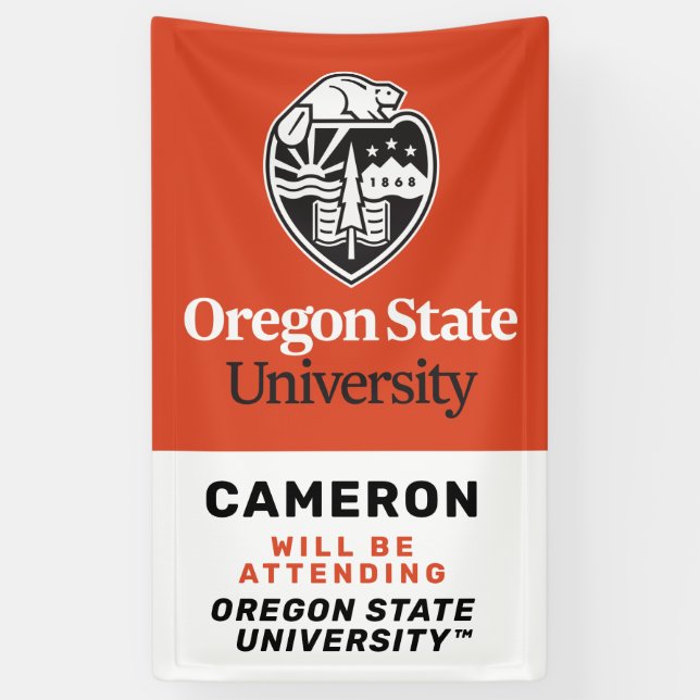 Oregon State University Banner (Vertical)