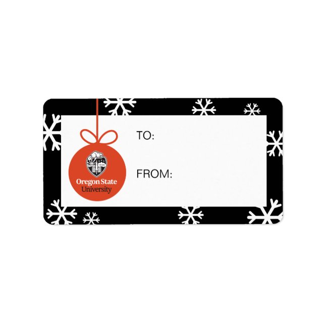 Oregon State University Label (Front)