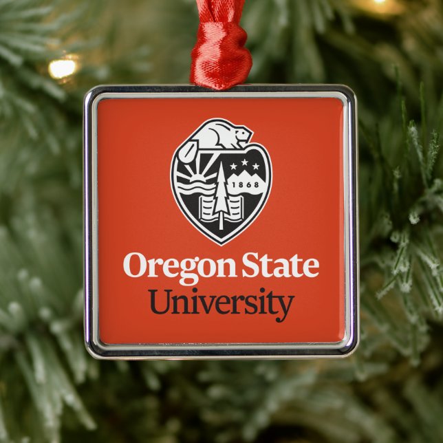 Oregon State University Metal Tree Decoration (Tree)