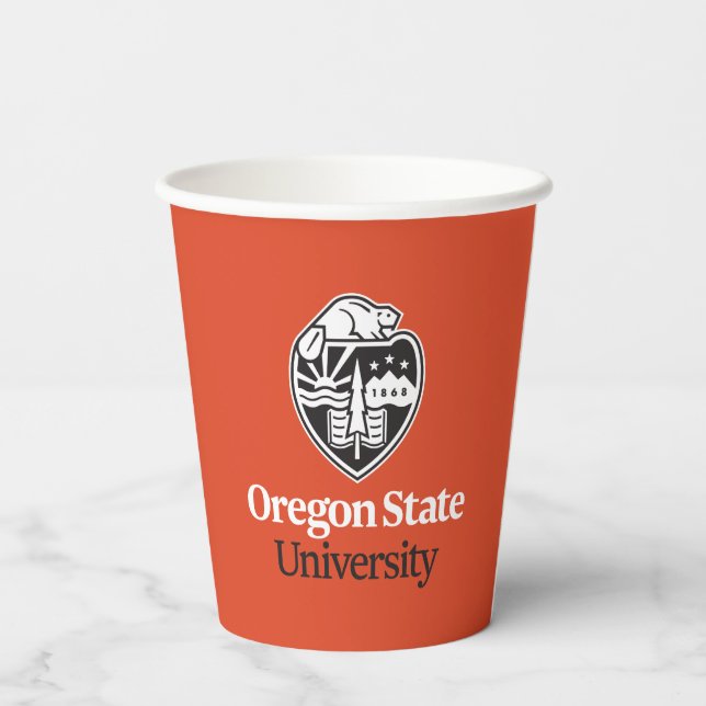 Oregon State University Paper Cups (Back)