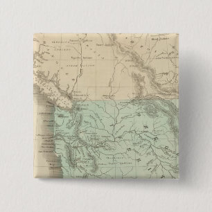 Oregon Territory 15 Cm Square Badge