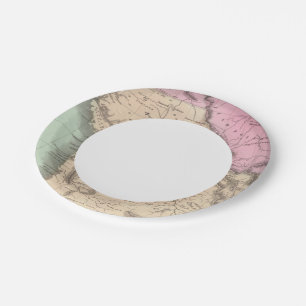 Oregon Territory Paper Plate