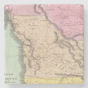 Oregon Territory Stone Coaster