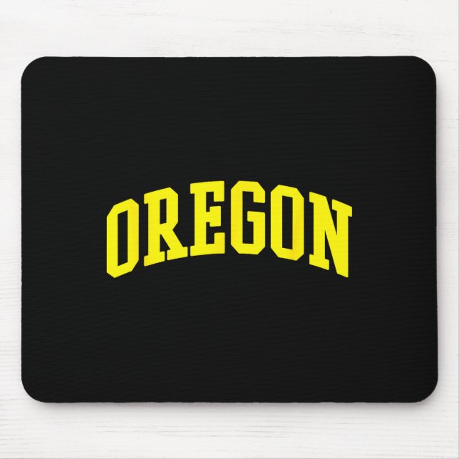 Oregon - Throwback Design - Clic  Mouse Pad (Front)