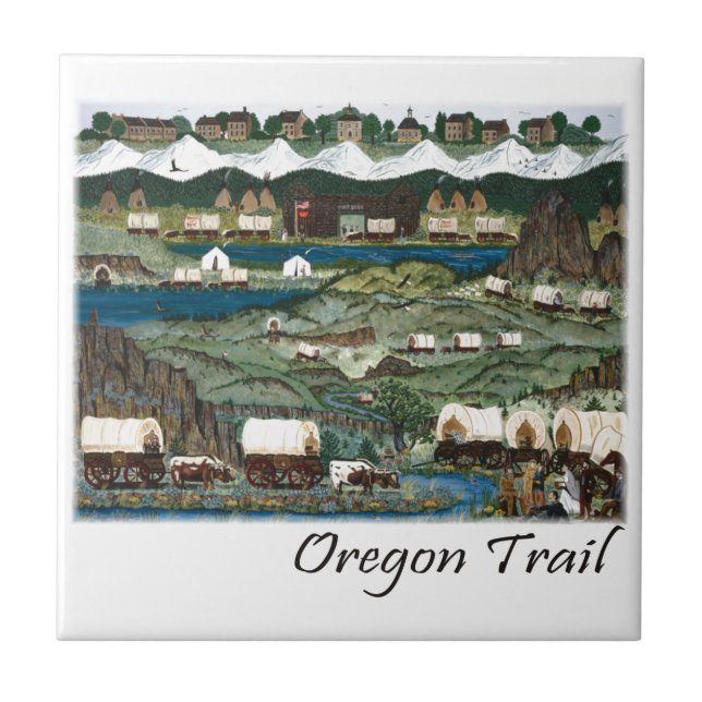 Oregon Trail Tile (Front)