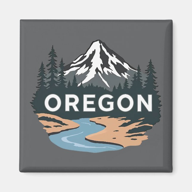 Oregon United States of America  Magnet (Front)