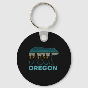 Oregon Usa Grizzly Bear Souvenir Key Ring