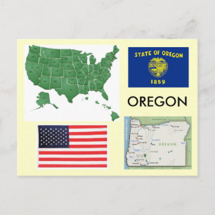 Oregon, USA Postcard