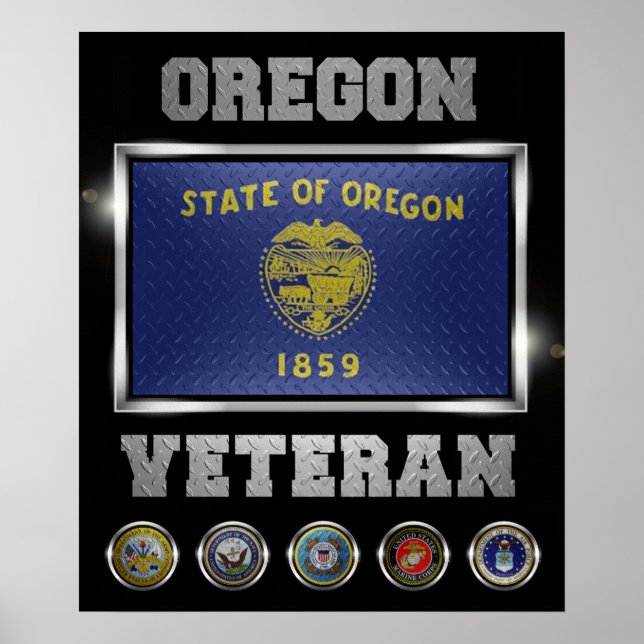 Oregon Veteran poster (Front)
