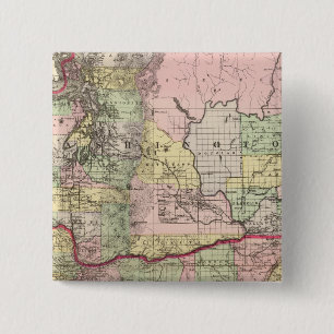Oregon, Washington 15 Cm Square Badge