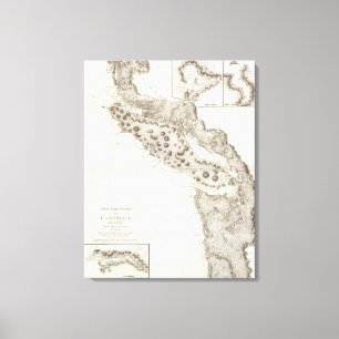 Oregon Washington British Columbia Canvas Print