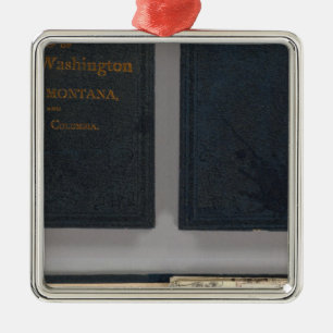 Oregon, Washington, Idaho, Montana Metal Tree Decoration