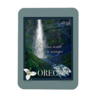 Oregon Waterfall Poster