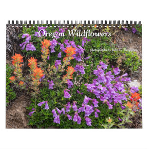 Oregon Wildflowers Calendar