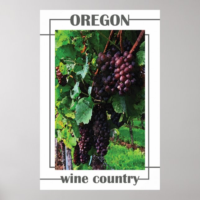 Oregon Wine Country Poster (Front)