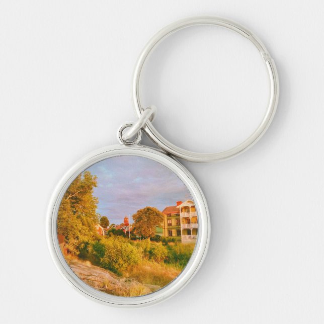 Öregrund, Roslagen, Sweden Key Ring (Front)